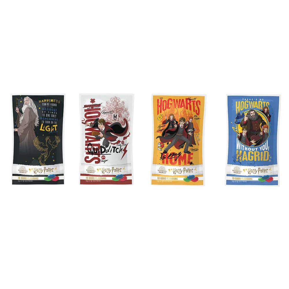 Jelly Belly Harry Potter 10 Delicious Flavours, una confezione a sorpresa di caramelle alla frutta da 28g