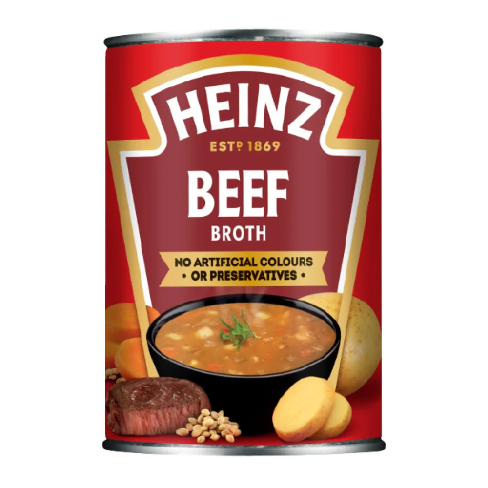 Heinz Beef Broth, brodo di manzo da 400g