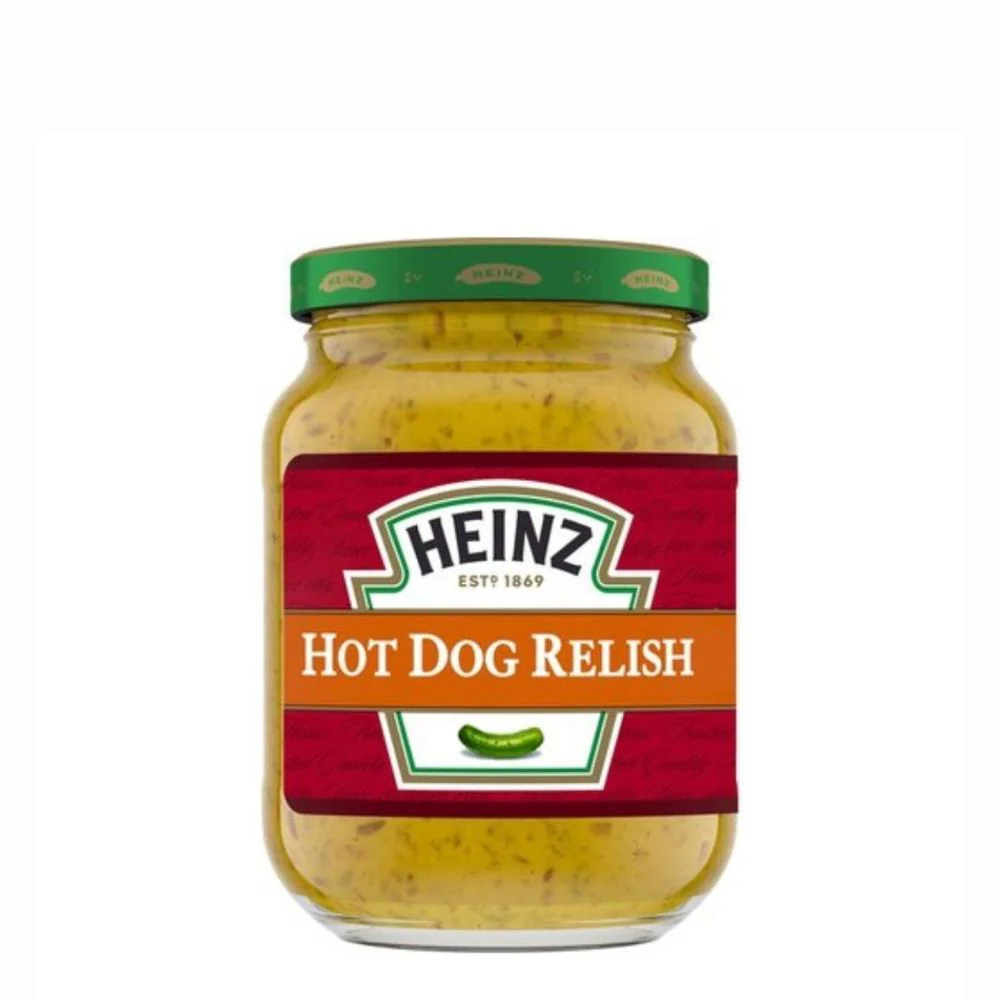 Heinz Hot Dog Relish, condimento al cetriolo da 296ml