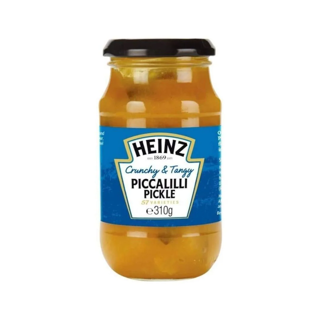 Heinz Piccalilli Pickle Crunchy & Tangy, condimento al cetriolo piccante da 310g