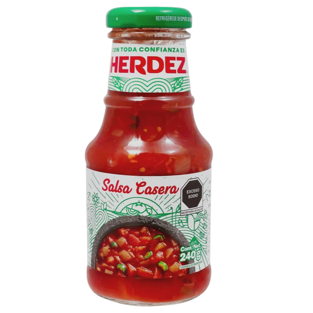 Herdez Salsa Casera, salsa speziata piccante da 240g