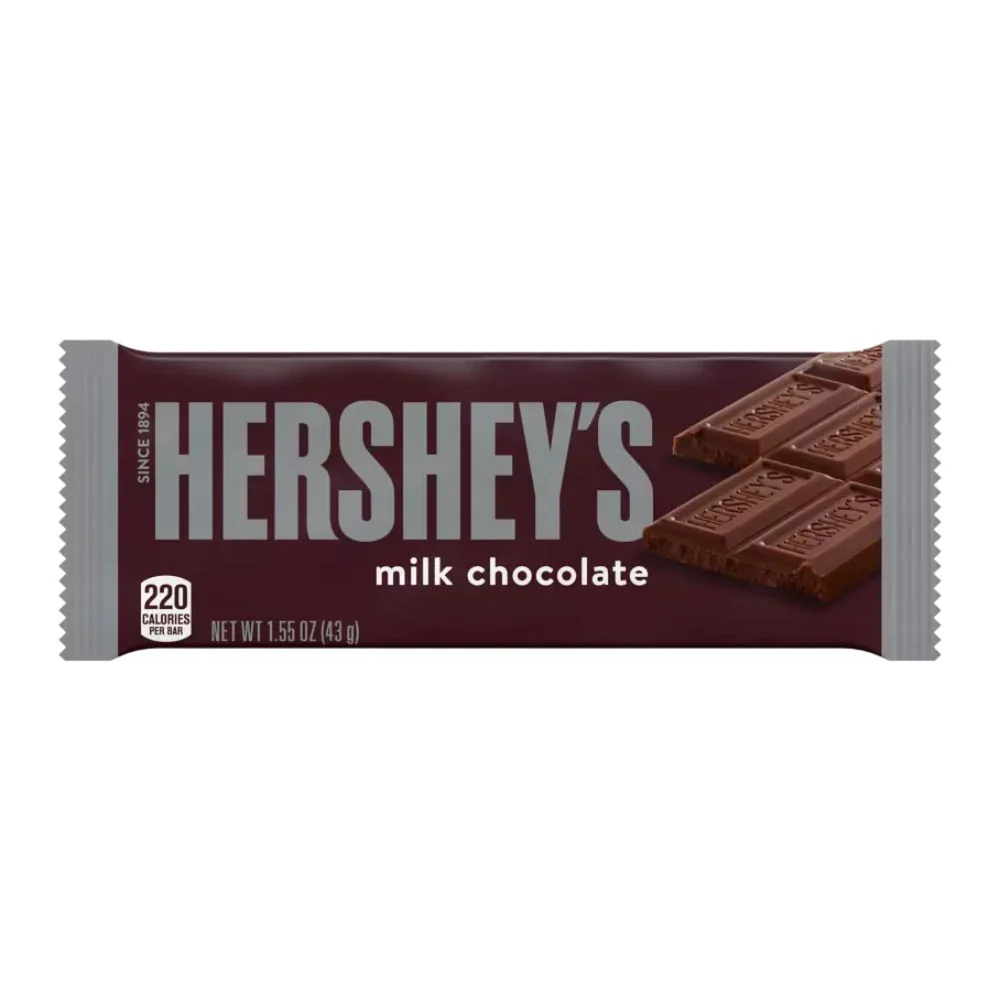 Hershey's Milk Chocolate, barretta di cioccolato al latte da 40g