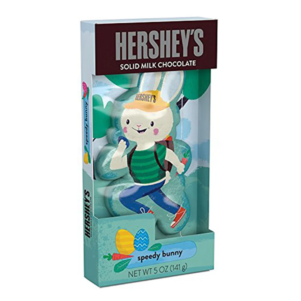Hershey's Solid Milk Chocolate Speedy Bunny, coniglietto di cioccolato al latte da 141g