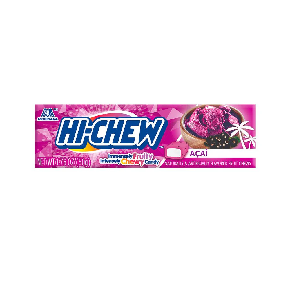 Hi-Chew Acai, gomma da masticare al gusto acai da 50g