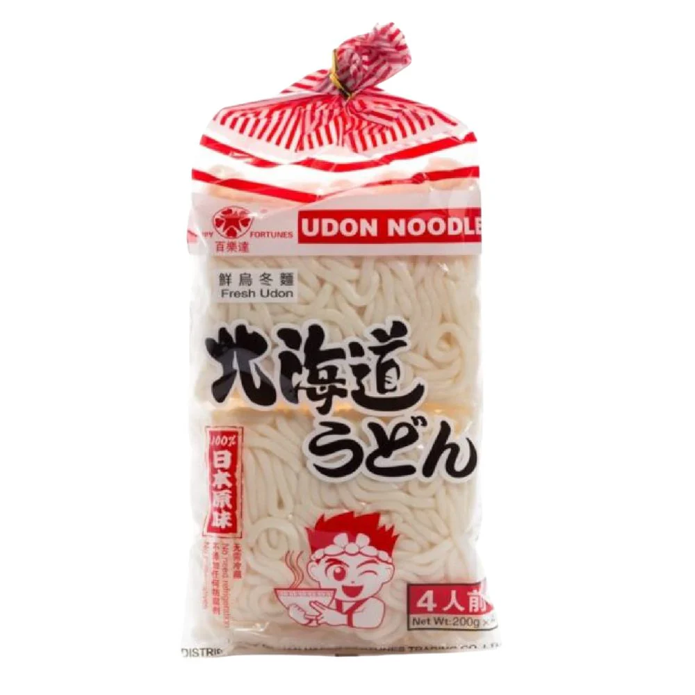 Happy Fortunes Fresh Udon Noodles, pasta udon a base di frumento da 800g