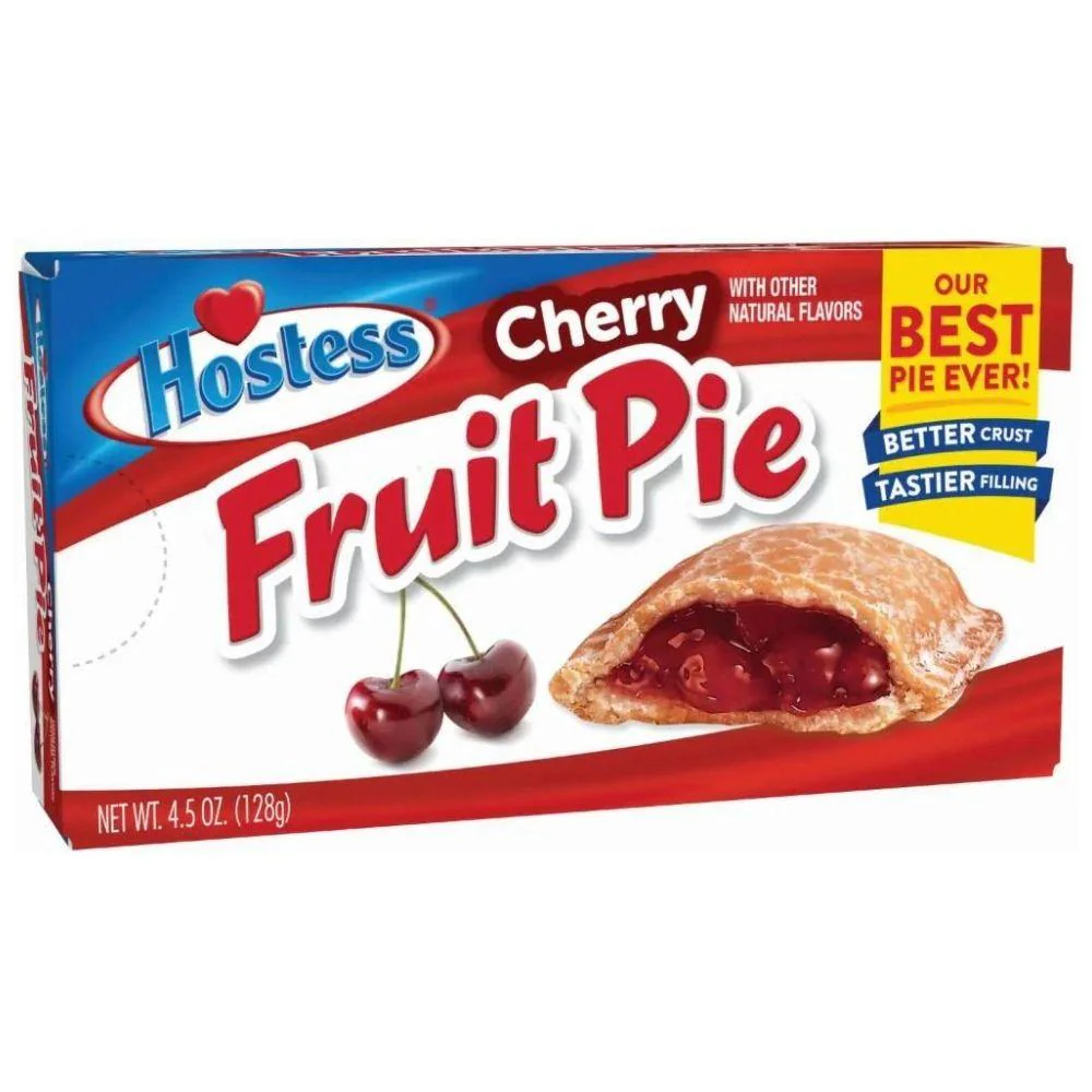 Hostess Cherry Fruit Pie, tortina ripiena di crema di ciliegie caramellate da 120g