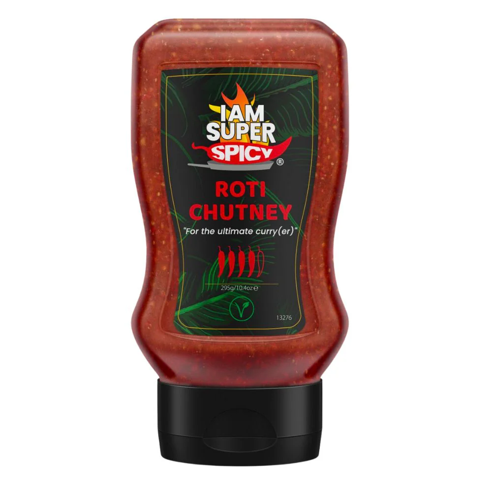 I Am Super Spicy Roti Chutney, salsa piccante da 295g