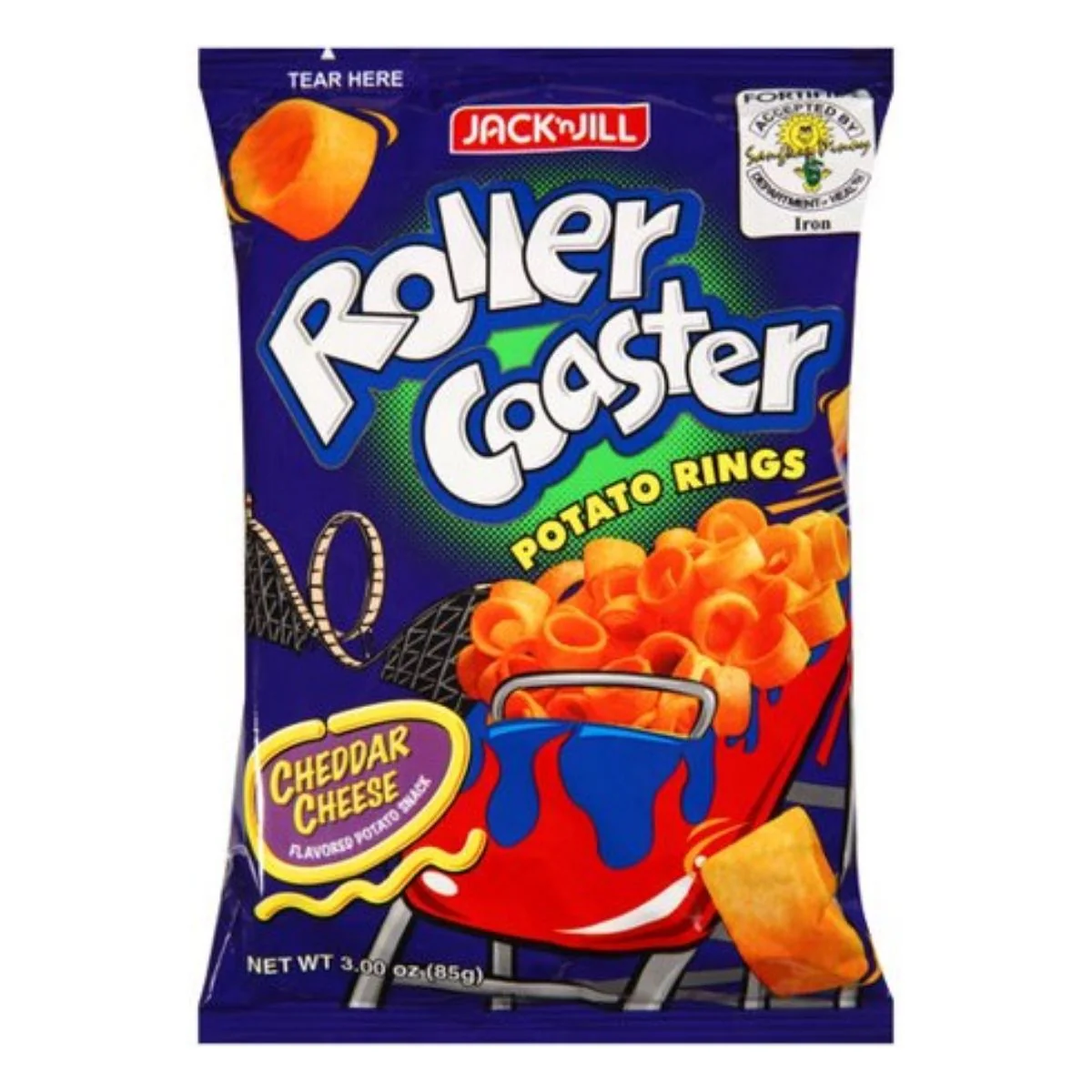 Jack'n Jill Roller Coaster, patatine al cheddar da 85g