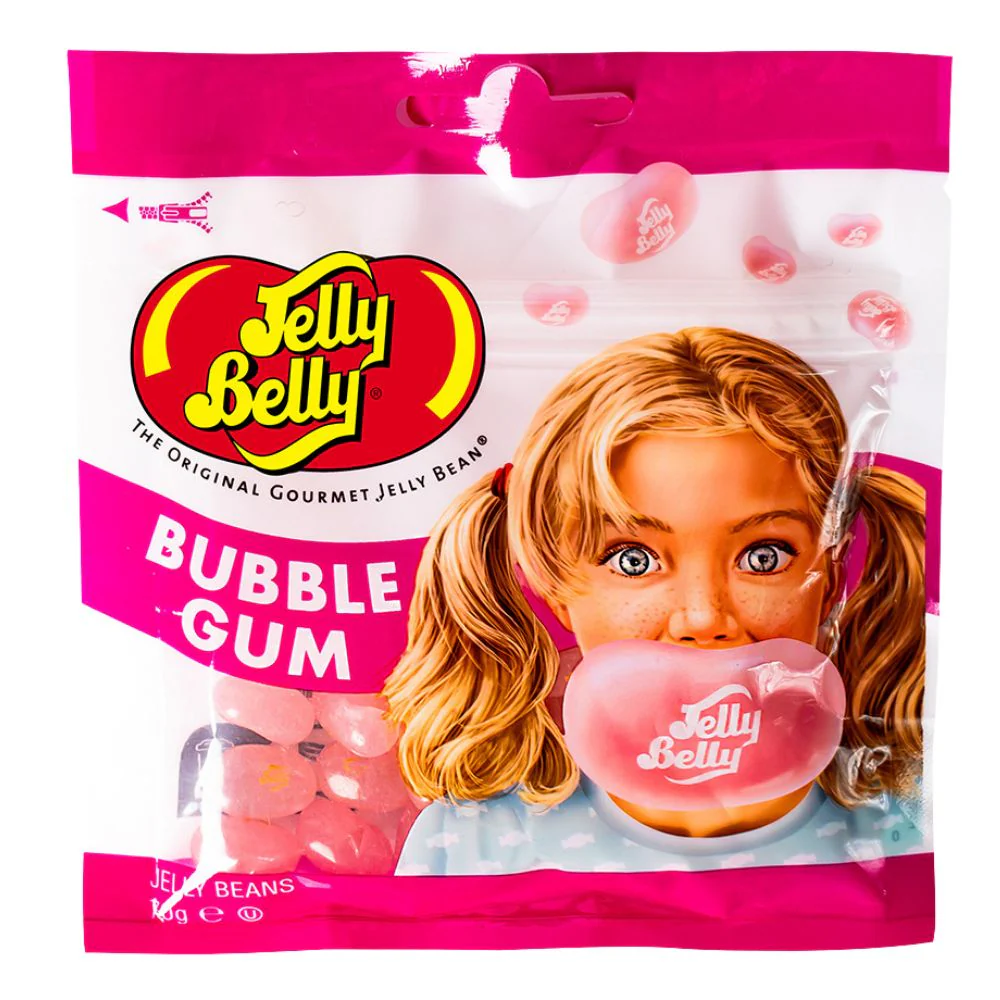 Jelly Belly Bubble Gum, caramelle al gusto di gomma da masticare da 70g