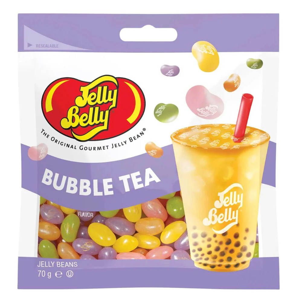 Jelly Belly Bubble Tea, caramelle al gusto di bubble tea da 70g