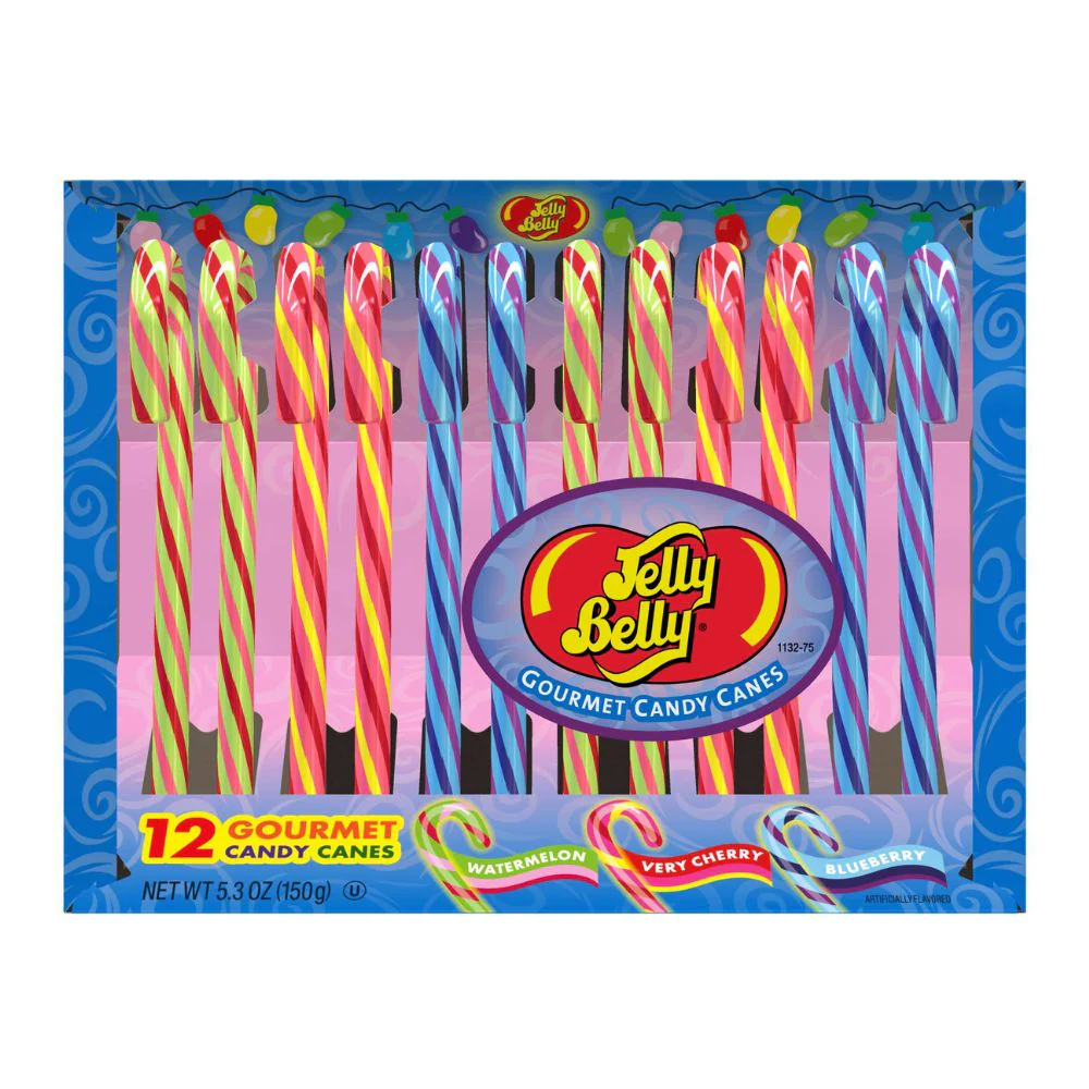 Jelly Belly Candy Cane, bastoncini di zucchero alla frutta da 150g