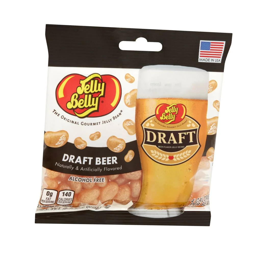 Jelly Belly Draft Beer, caramelle analcoliche alla birra Draft da 99g