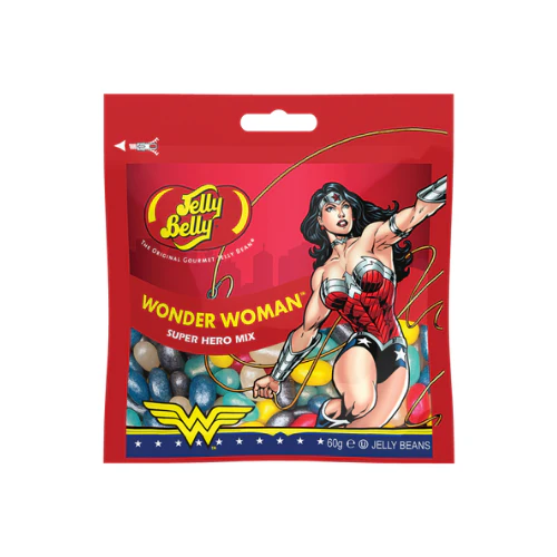 Jelly Belly Super Hero Wonder Woman, caramelle alla frutta da 60g