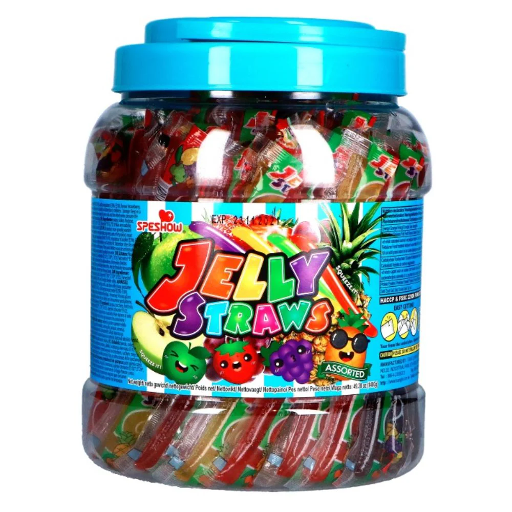 Jelly Straws Assorted, gelatine alla frutta da 1400g