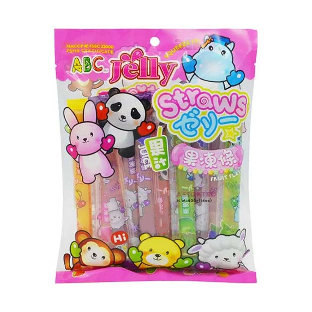 Jelly Straws Juicy, gelatine alla frutta da 400g