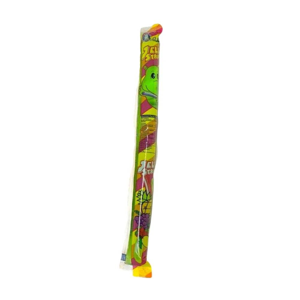 Jelly Straws Pailles De Gelée Assorted, gelatine alla frutta da 20g