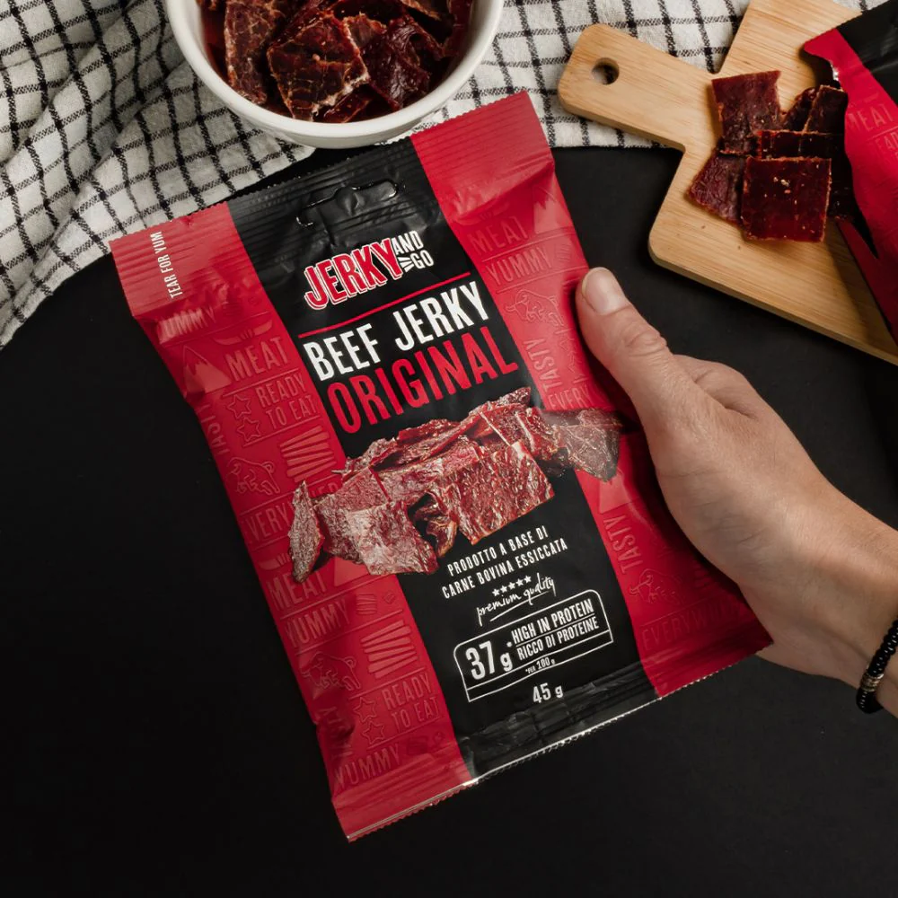 Jerky and Go Beef Jerky Original, carne secca di manzo da 45g - Image 3