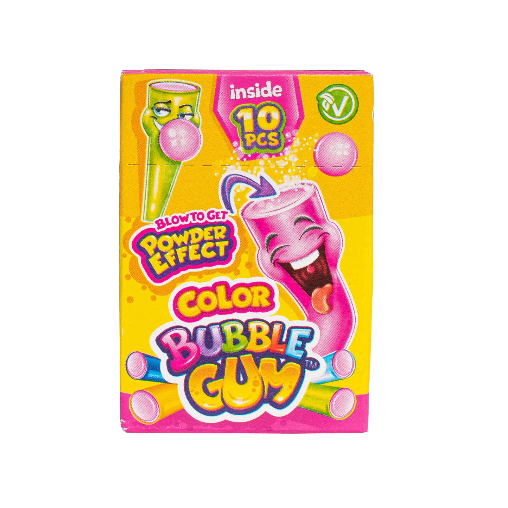 Johny Bee Color Bubble Gum, gomme alla frutta da 35g