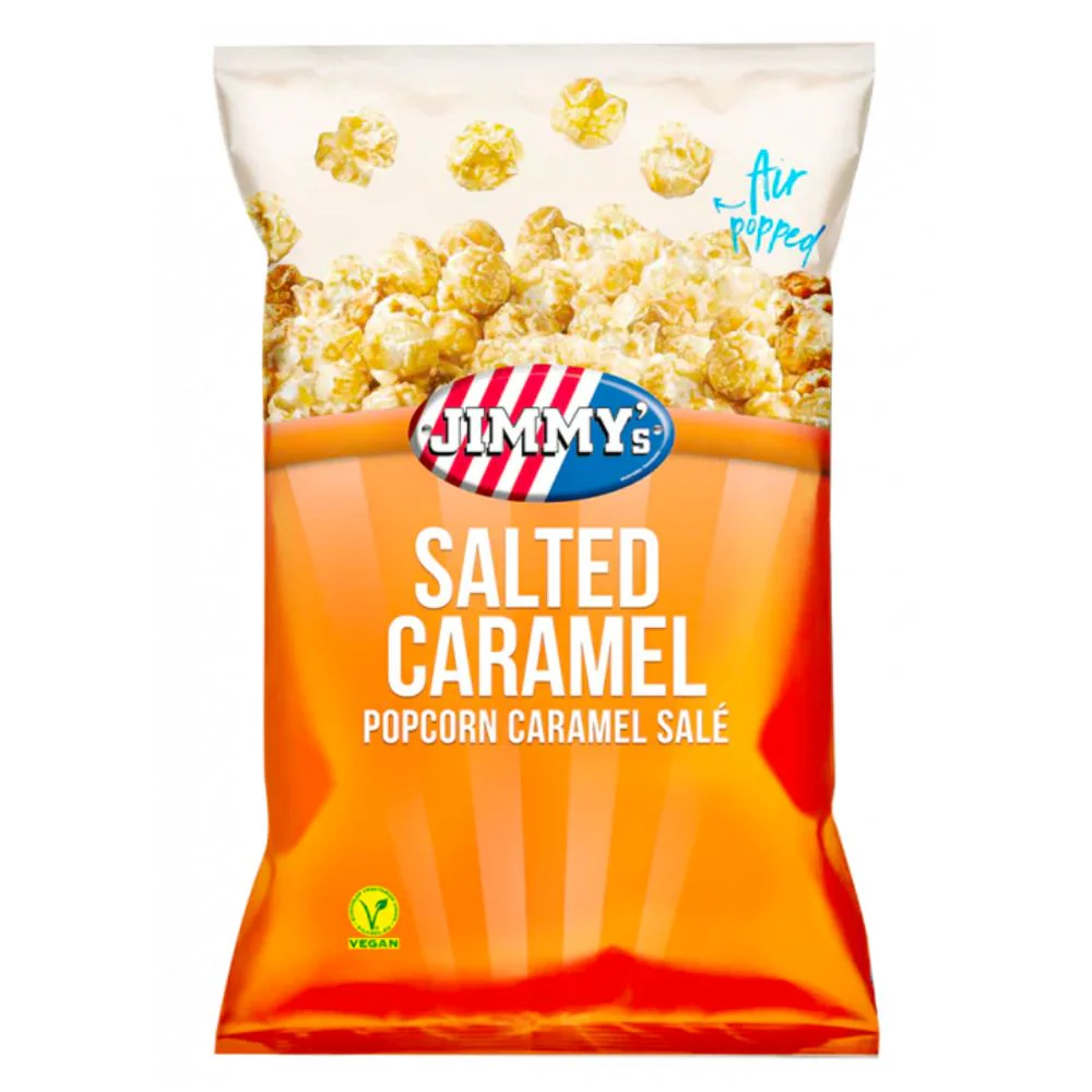 Jimmy's Popcorn Salted Caramel, pop corn al caramello salato da 150g