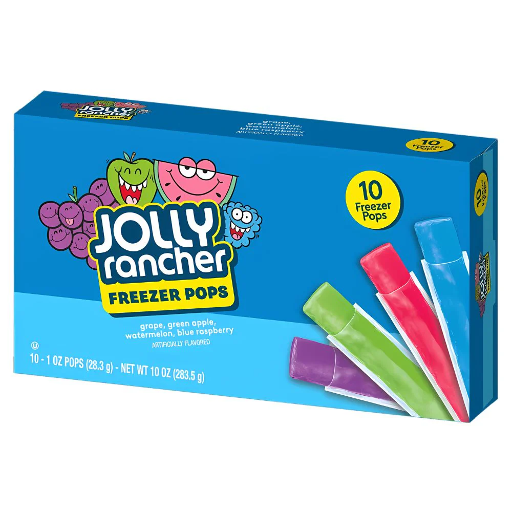 Jolly Rancher Freezer Pops, ghiaccioli alla frutta da 283g