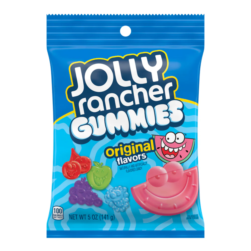 Jolly Rancher Gummies Original Flavors, gomme alla frutta da 141g