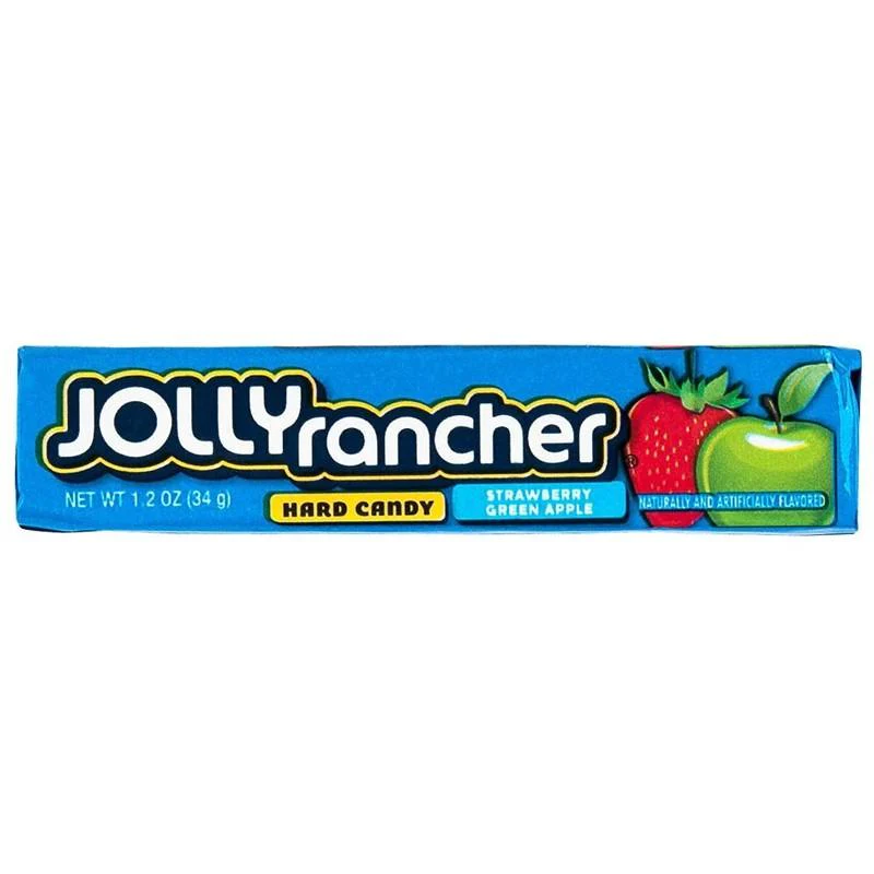 Jolly Rancher Hard Candy Strawberry Green Apple, caramelle alla fragola e alla mela verde da 34g