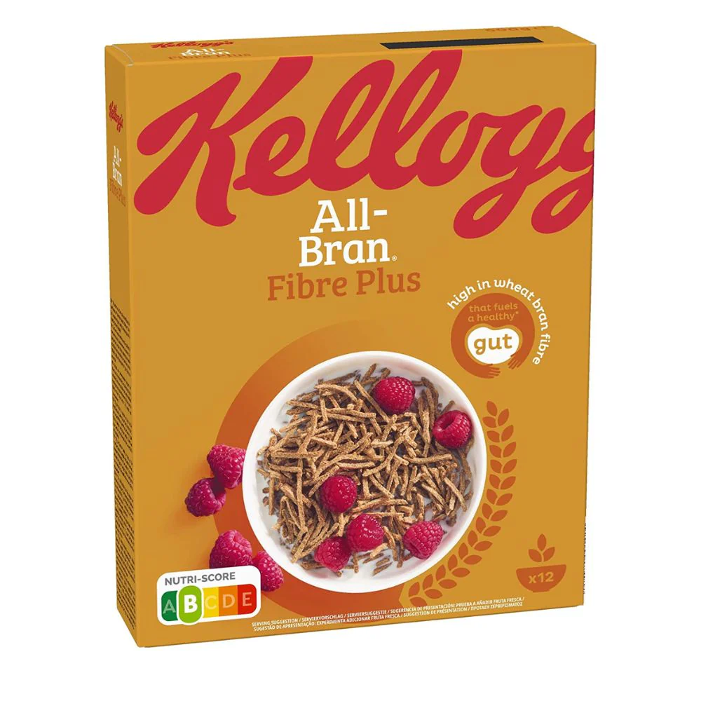 Kellogg's All Bran, cereali alla crusca da 500g