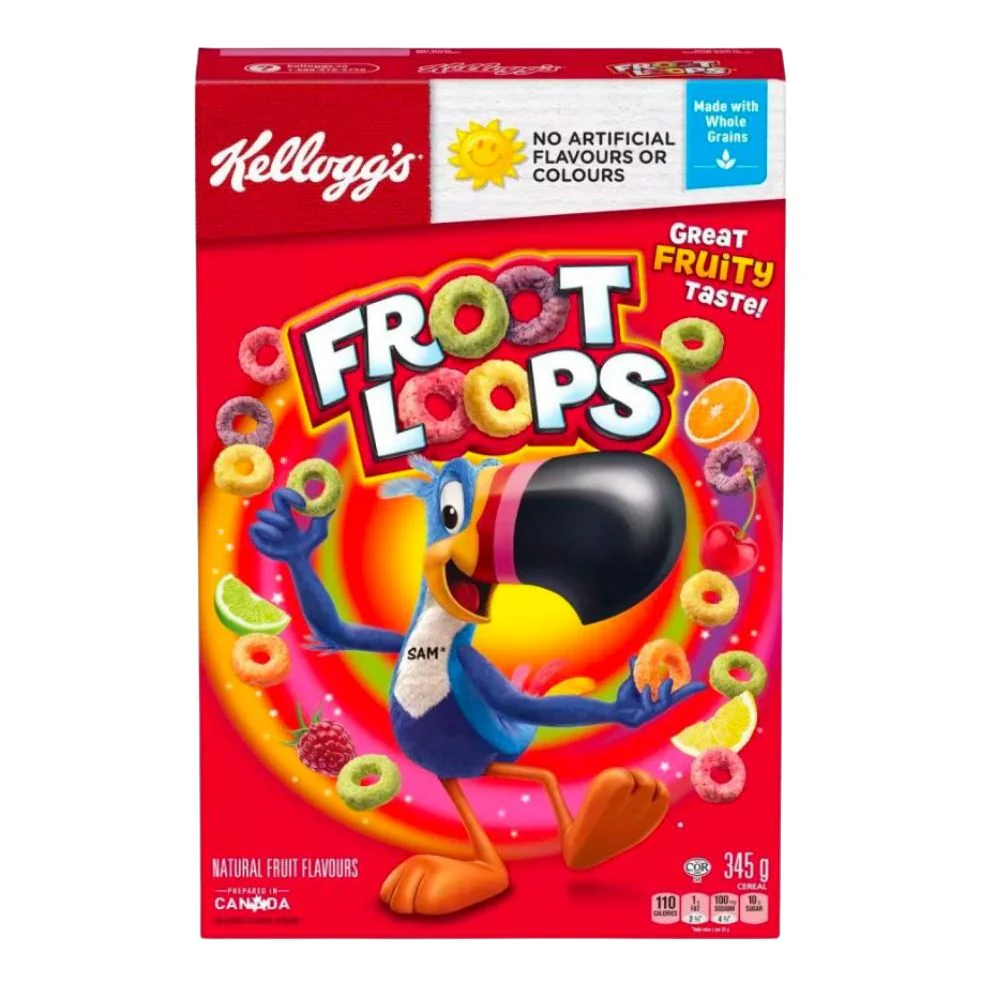 Kellogg's Froot Loops, cereali alla frutta da 345g