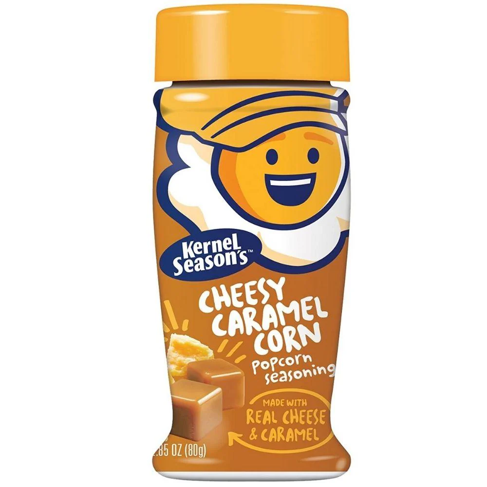 Kernel Season's Cheesy Caramel, aroma per pop corn al formaggio caramellato da 80g