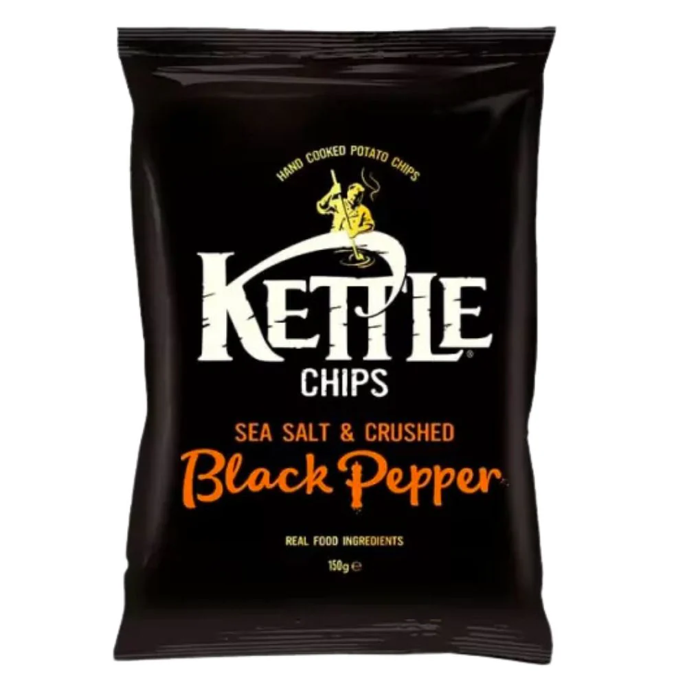 Kettle Black Pepper, patatine al pepe nero da 150g