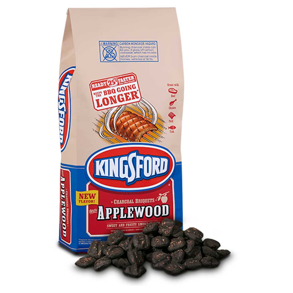 Kingsford Applewood, carboni per barbecue dal sapore di legno di melo fruttato da 3.3kg