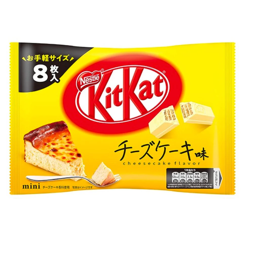 Kit Kat Mini Cheese Cake Flavor, wafer rivestito da crema al gusto cheesecake da 93g