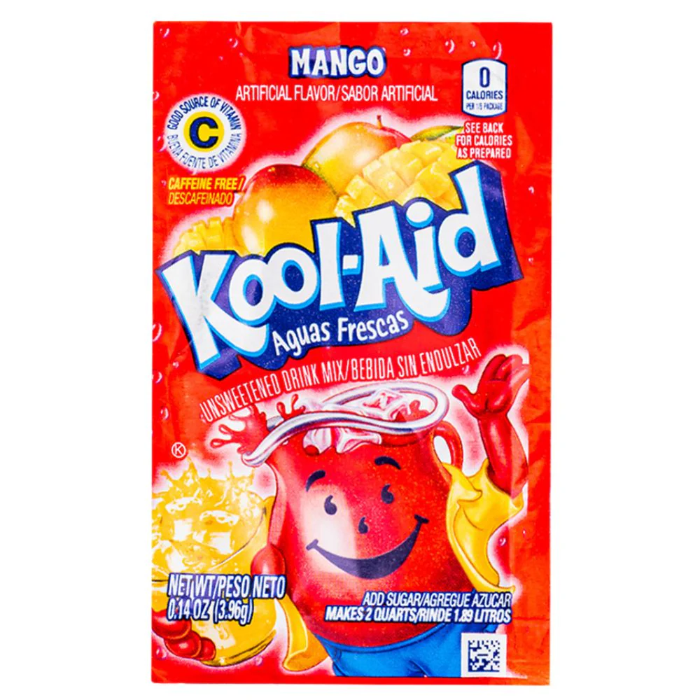 Kool Aid Mango, preparato per bevande al mango da 3.9g