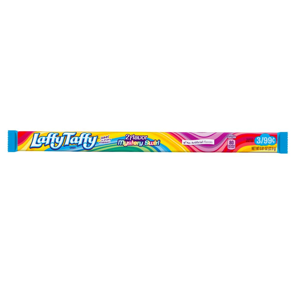 Laffy Taffy Rope Mystery Swirl, caramella dal gusto misterioso da 23g