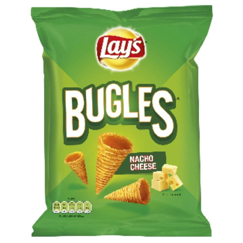 Lay's Bugles Nacho Cheese, patatine al formaggio da 100g