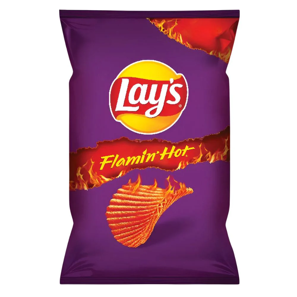 Lay's Wavy Flamin' Hot, patatine fritte al gusto di peperoncino da 85g