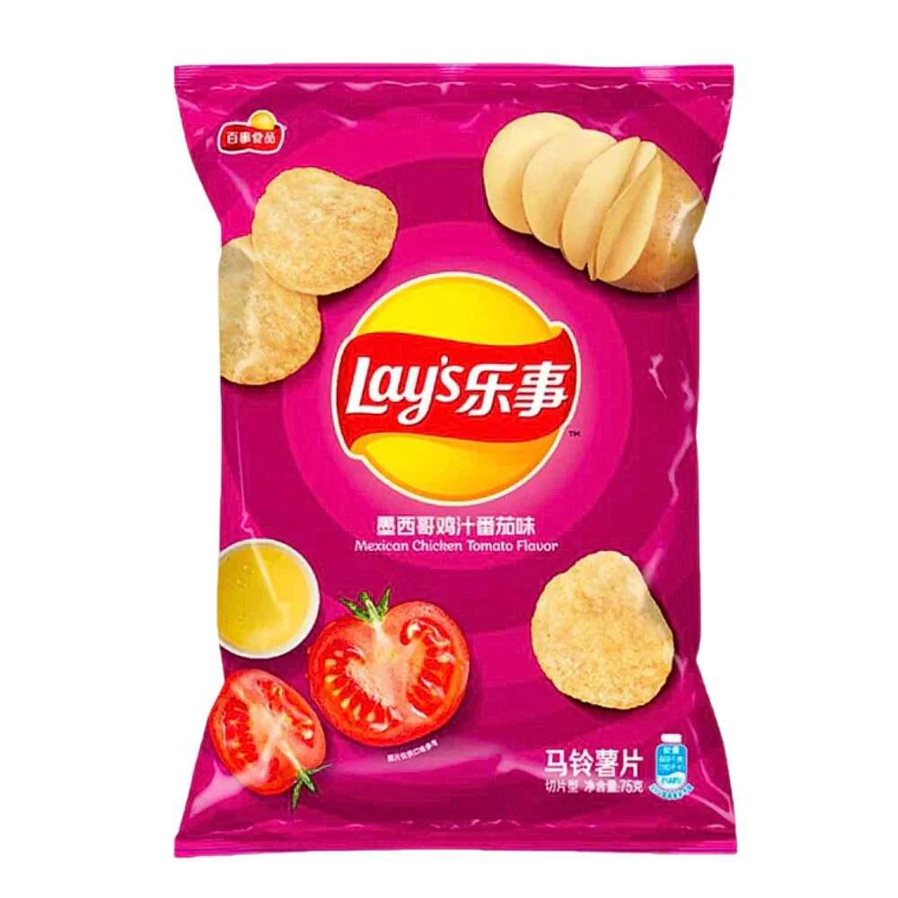 Lay's Mexican Tomato Chicken, patatine al gusto di pollo e pomodori da 70g