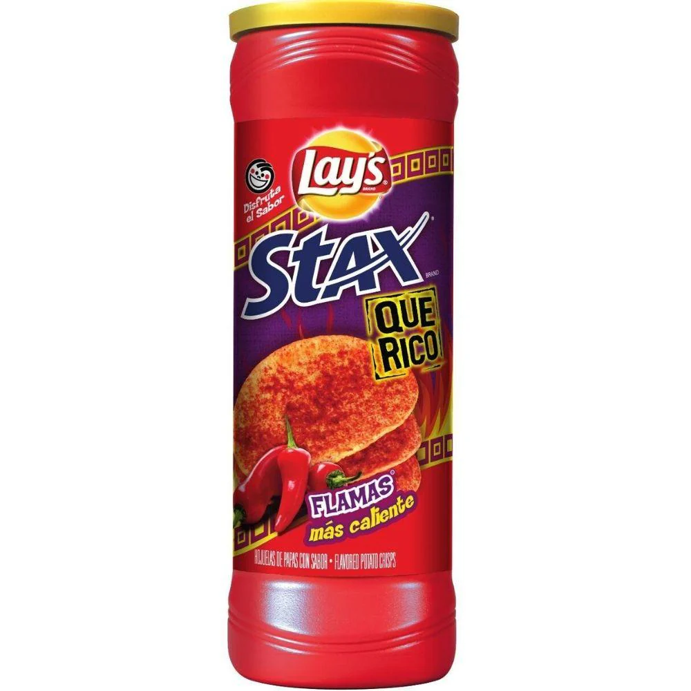 Lay's Stax Flamas, patatine al peperoncino piccante da 156g