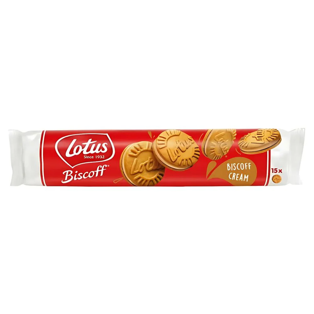 Lotus Biscoff With Biscoff Cream, biscotti con crema al gusto di biscotto Lotus da 150g