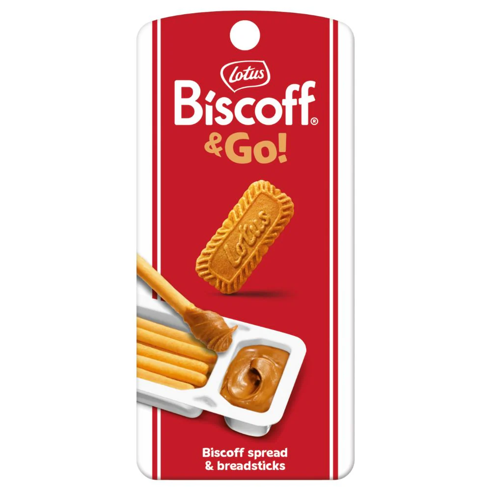 Lotus Biscoff & Go, grissini con crema spalmabile Lotus da 45g