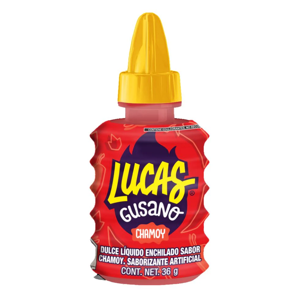 Lucas Gusano Chamoy, caramella liquida al gusto di chamoy da 36g