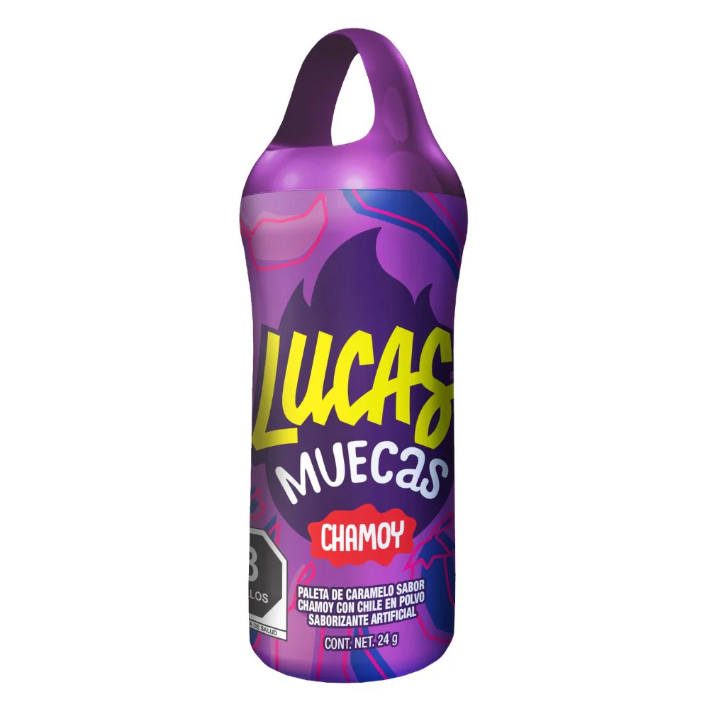 Lucas Muecas Chamoy, lecca lecca al gusto di chamoy da 24g