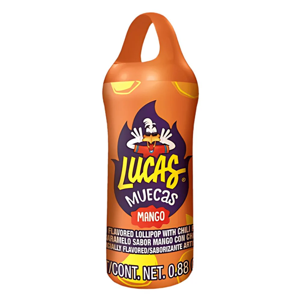 Lucas Muecas Mango, lecca lecca al gusto di mango da 24g
