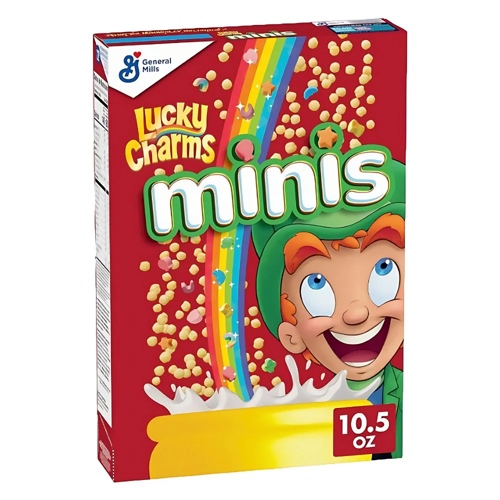 Lucky Charms Minis, cereali con marshmallow da 297g