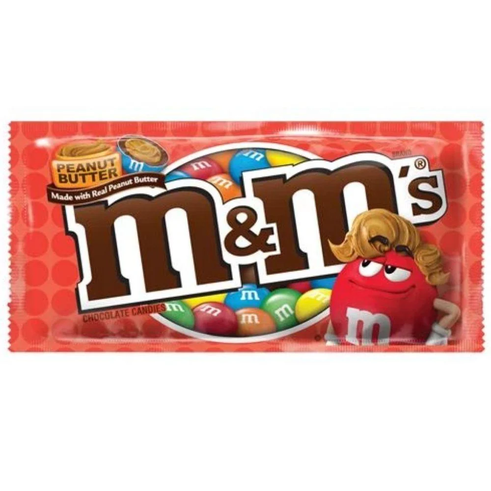 M&M's Peanut Butter, m&m's al burro d'arachidi da 46,2g