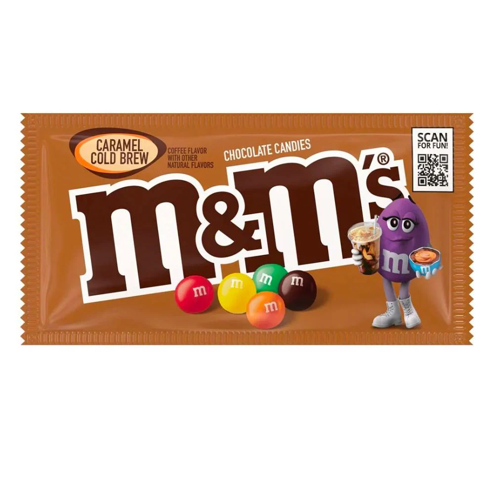 M&M's Caramel Cold Brew, confettini al cioccolato al gusto di caramello da 40g