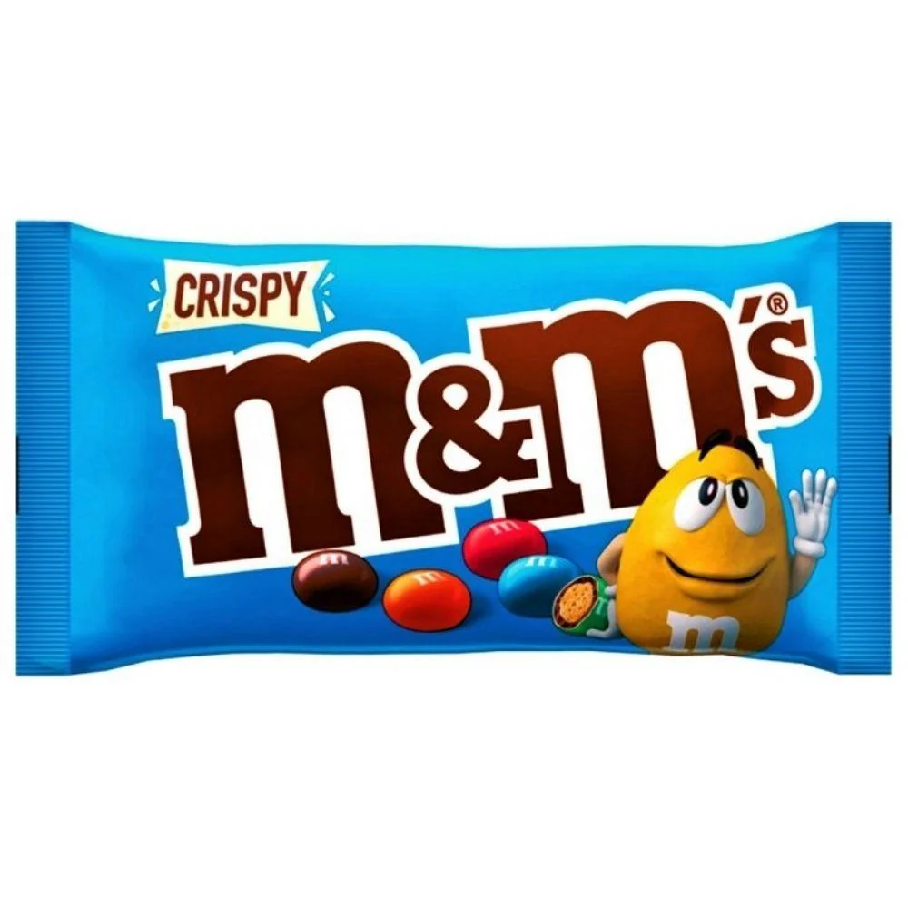 M&M's Crispy, m&m's ripieni di riso croccante da 36g
