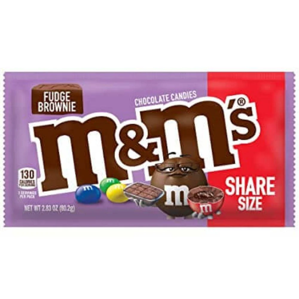 M&M's Fudge Brownie, m&m's ripieni di brownies da 80.2g