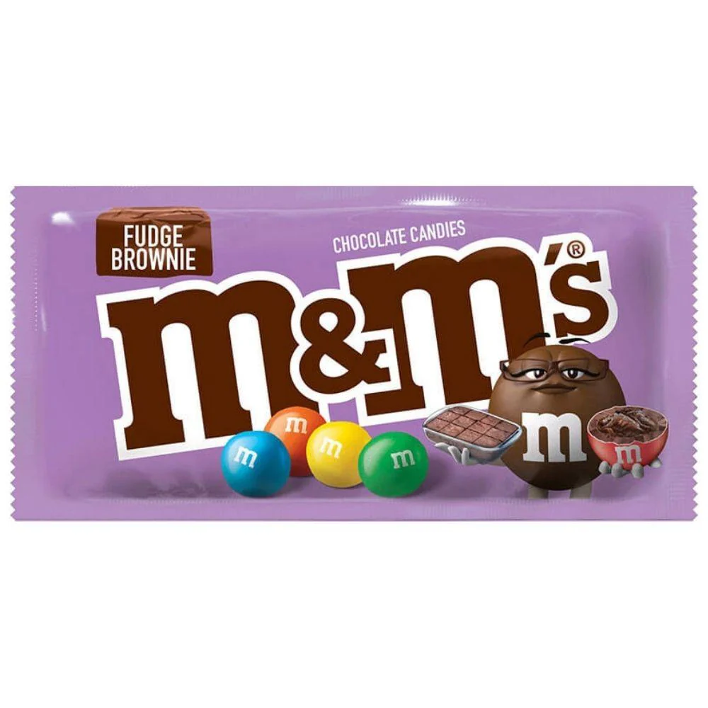 M&M's Fudge Brownie, m&m's ripieni di brownies da 40g