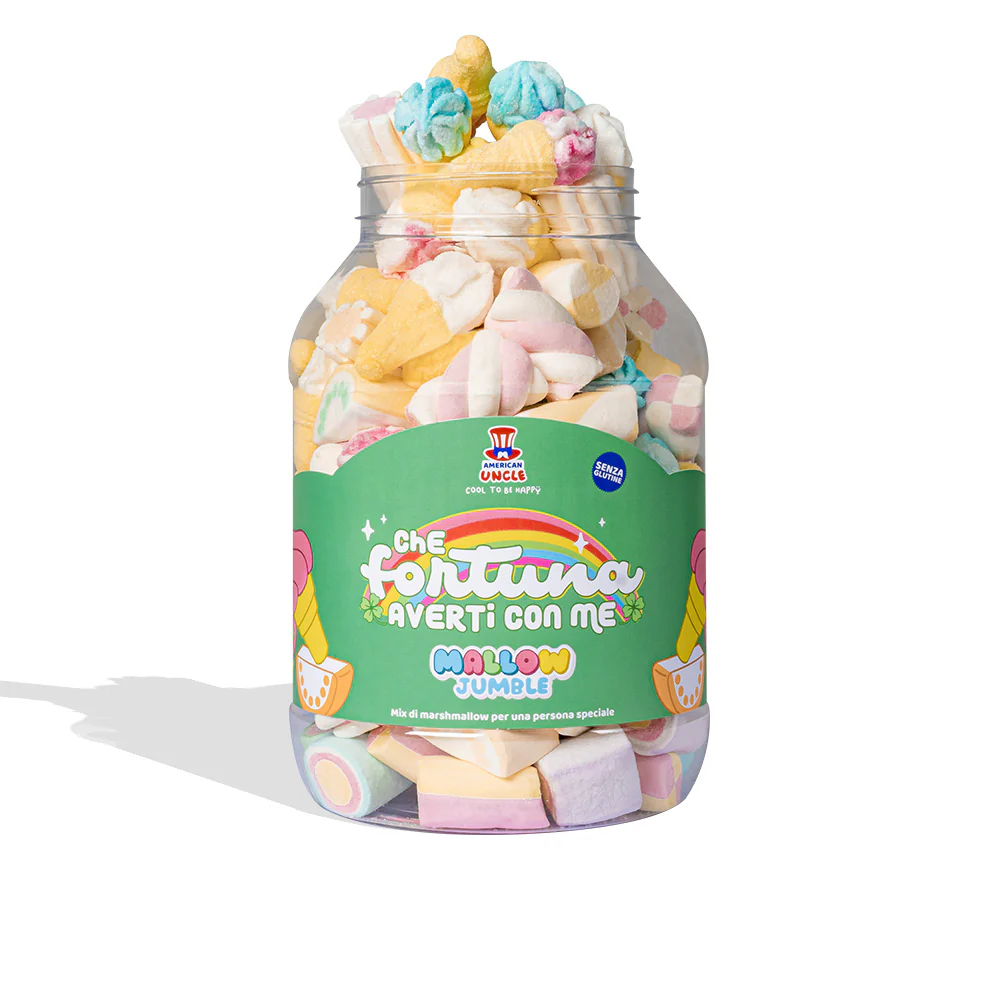 Mallow Jumble “Che fortuna averti con me”, barattolo di marshmallow da comporre con i tuoi gusti preferiti - Image 4